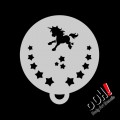 Ooh Stencils C30 - Pochoir Unicorn Star Flip - Licorne